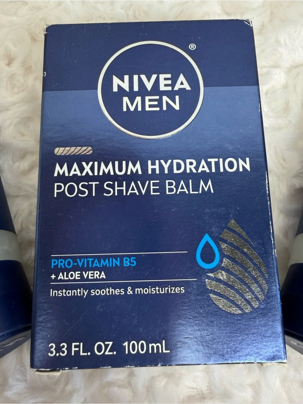 Lot of 3 Nivea men Maximum Hydration Deep Cleansing Face Scrub & Post Shave Balm